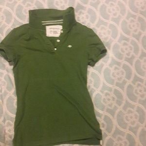 Green polo shirt
